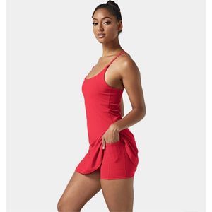 Halara Everyday Cloudful Air Fabric Backless 2-in-1 Cool Touch Activity Dress